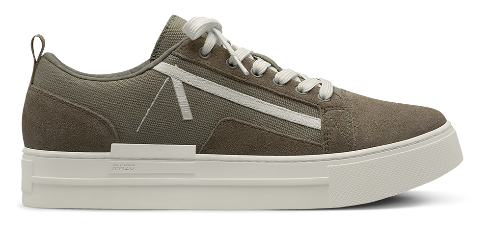 ARKK Collection Sommr Canvas PET Suede R-H20 | Granite Green Marshmallow | Men Sommr